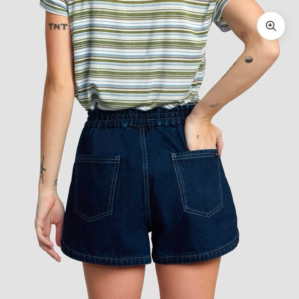 RVCA Denim Venice Shorts Dark Indigo XS - Picture 2 of 7